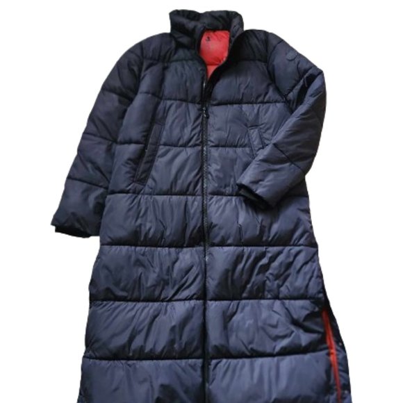 Save The Duck black Colette long puffer coat 3 L - please read carefully - Picture 2 of 16